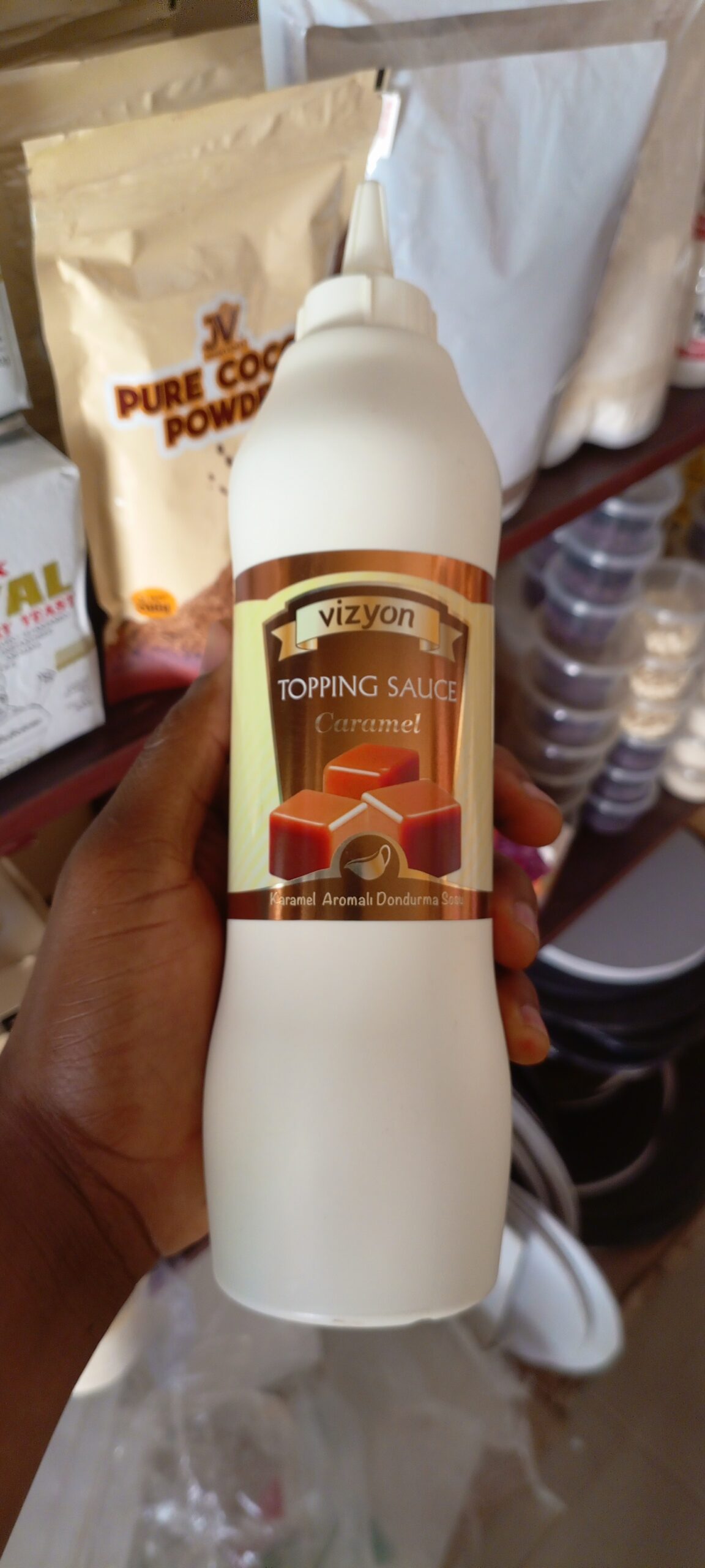 Vizyon Caramel Topping Sauce – 1kg Vizyon Caramel Topping Sauce – 1kg