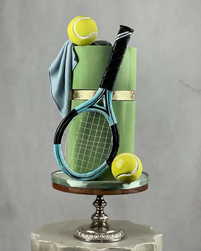 tennis twins by spring.bloom .cakes